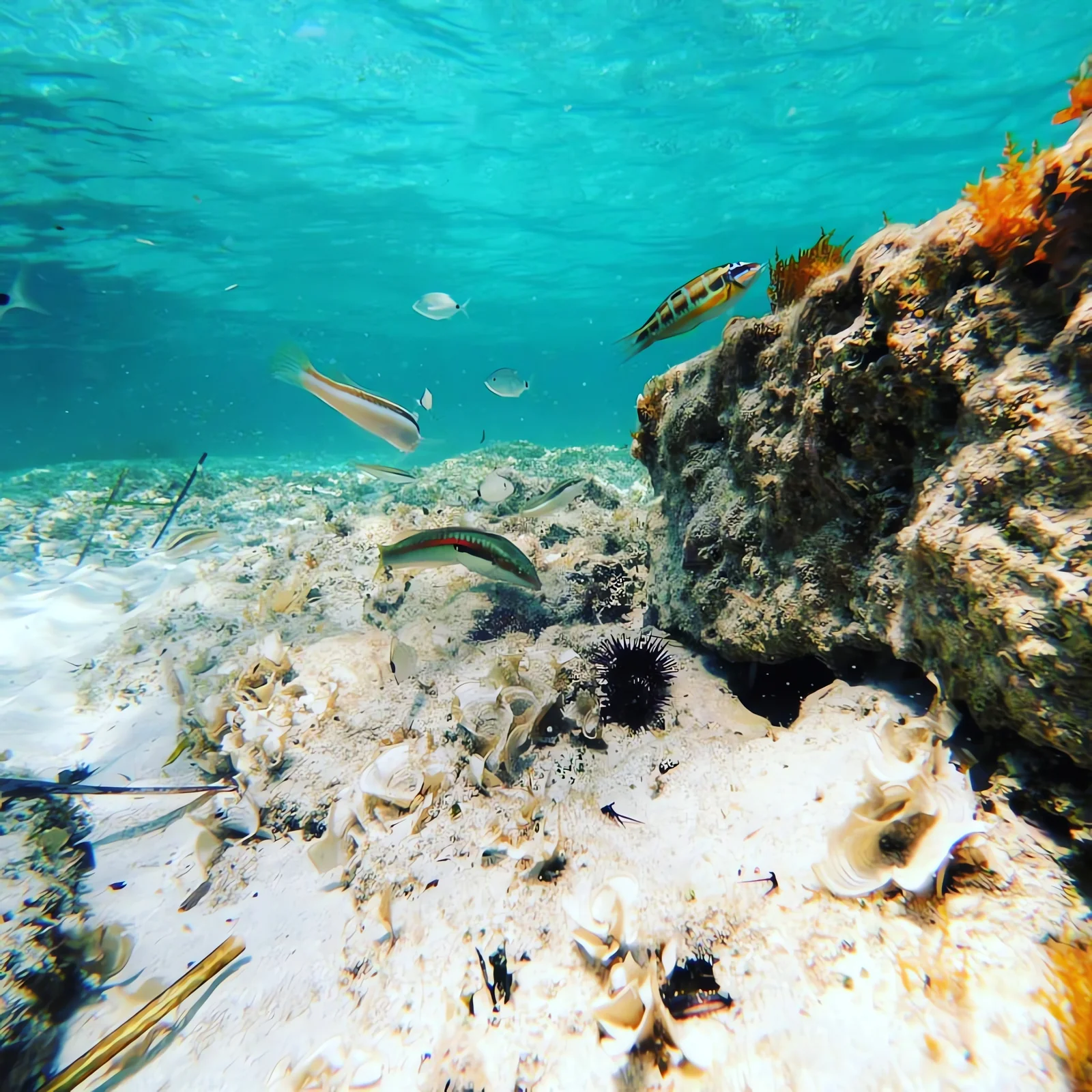 Snorkeling Salento acque cristalline fondali Gallipoli barca